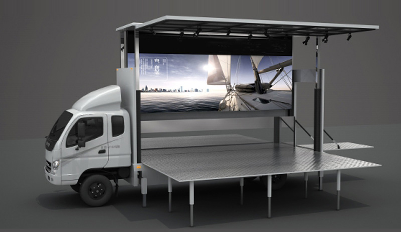 Mobile Stage Truck Application and Feature